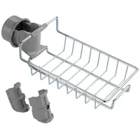 Wenko Maximex Duschablage Edelstahl, montierbar ohne bohren an Duschstange, 23 x 7 x 10,5 cm