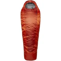 Rab Solar Eco 1 schlafsack red clay Regular Right