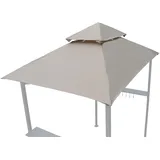 Konifera Pavillon-Ersatzdach KONIFERA, beige (natur), Pavillondächer, für Pavillon »Porto«