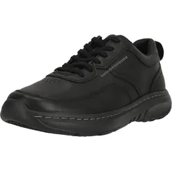 Schnürschuh CLARKS, Herren, Gr. 46, schwarz, Leder, klassisch, Schuhe, mit klassischer Silhouette