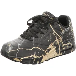 Skechers Damen Schnürschuh Uno Marbel Marvel in schwarz