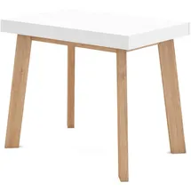 SKRAUT HOME Ausziehtisch 262 x 73 cm Eiche/Weiß