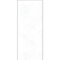 BREUER Badrückwand, Muster: Stein-Optik seidenmatt, Aluminium-Verbundplatte - weiss