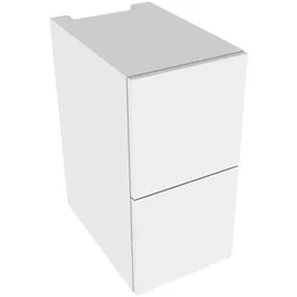 Keuco Waschtischunterschrank 2 Auszüge 35 x 70 x 53,5 cm Anthrazit/Glas