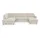 sit&more Wohnlandschaft SIT & MORE "Farö U-Form", beige (creme), B:325cm H:90cm T:187cm, Sofas, Wohnlandschaft, inklusive Federkern, wahlweise mit Bettfunktion und Bettkasten