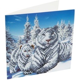 Crystal Art CRAFT Buddy Snowy White Tigers