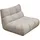 KAWOLA Drehsessel VIVIEN Cord 80 x 80 x 100 cm Beige drehbar