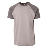 URBAN CLASSICS Herren Raglan Contrast Tee T-Shirt, asphalt/darkshadow, XL