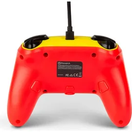 PowerA Pikachu Enhanced Wired Controller Rot Nintendo Switch