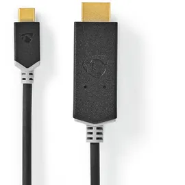Nedis USB-C auf HDMI Adapterkabel 2 m Anthrazit