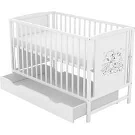Baby-Delux Mia Weiß 60 x 120 cm