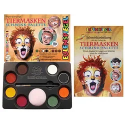 EULENSPIEGELTM Tiermasken Kinderschmink-Set farbsortiert