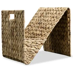 vidaXL Zeitschriftenhalter 31 x 31 x 31 cm Wasserhyazinthe