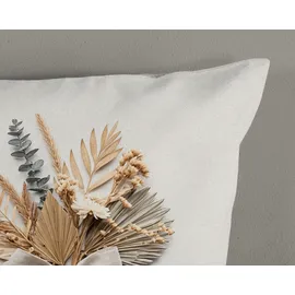 Good Morning Launo Blumen Grau 155 x 220 cm + 2 x 80 x 80 cm