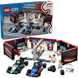 LEGO City F1 Garage mit Mercedes-AMG & Alpine Rennautos