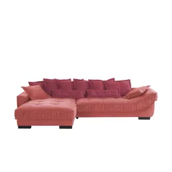 pop Ecksofa Zweifarbig Diwan III , rot , Maße (cm): B: 333 H: 90 T: 202