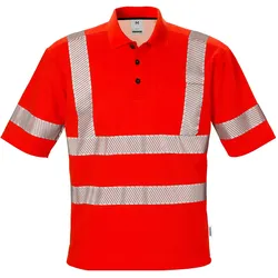 Warnschutz Poloshirt "7406 PHV" Stiby UV-Schutz - XS - Rot
