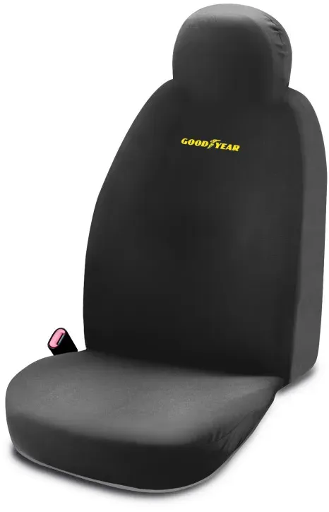 1 Stück Universal-Sitzbezug für Einzelsitz, Farbe: Grau, Goodyear