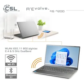 CSL R'Evolve C15 v3 15,6'' Intel N200 8 GB RAM 500 GB SSD Win11 Home