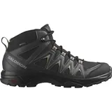 Salomon X Braze Mid Gore-Tex Herren Outdoorschuhe, Outdoor-bereit, Sportliches Design, Vielseitiger Einsatz, Black, 46 2/3