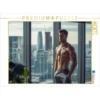 Calvendo Puzzle Erfolgreicher, sportlicher Geschäftsmann – Junger Mann mit