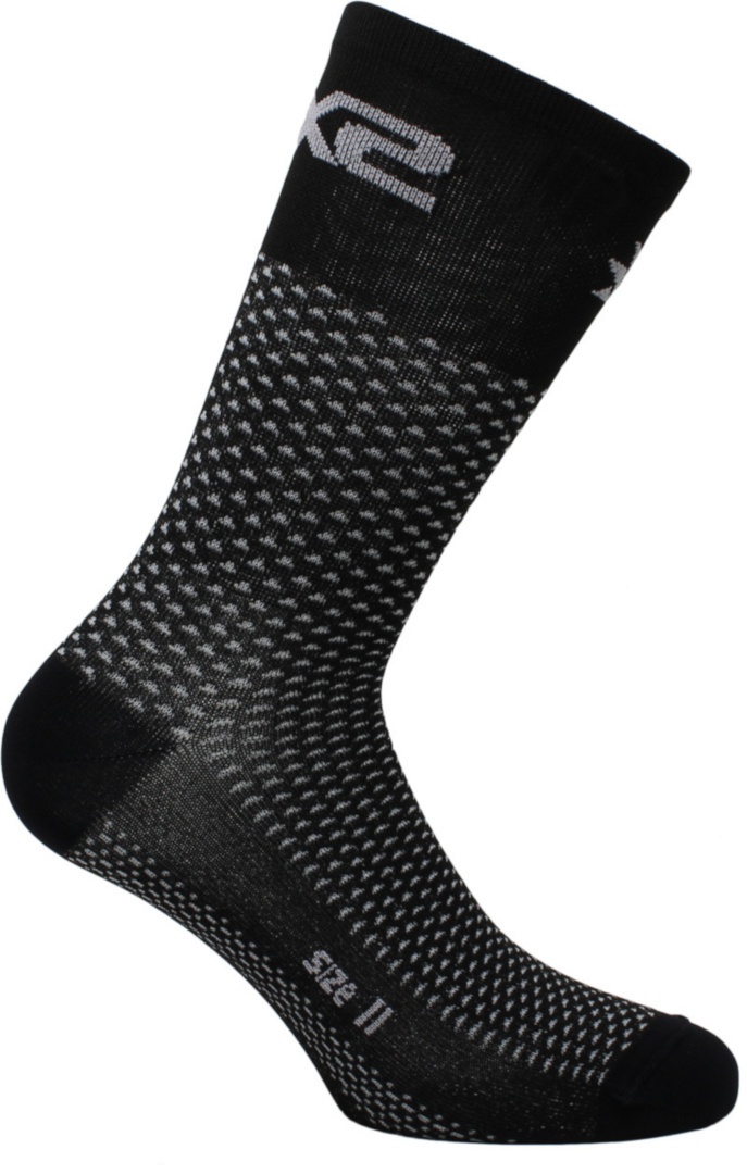 SIXS Short Logo Socken, schwarz