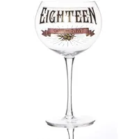 Boxer Gifts GWG318 Age 18 Gin Glass, glas, Clear