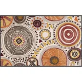Wash+Dry Fußmatte, Boho Style", 75x120 cm, innen und außen, waschbar,