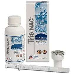 GEULINICX Tris-NAC 120ml sterile Lösung mit hoher Ionenstärke für Hunde und Katzen