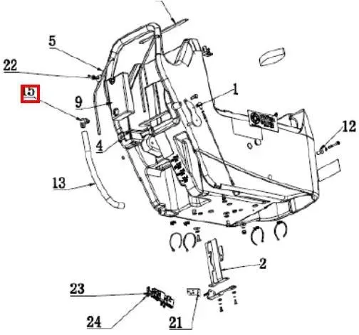 Nilfisk Original 30010088 90 Degree Bent Joint Verbindung