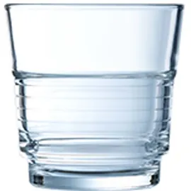 Arcoroc ARC 58055 Spirale Trinkglas, stapelbar, 200ml, Glas transparent, 6 Stück