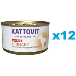 KATTOVIT Feline Diet Urinary Kalb 12 x 85 g