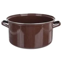 Orion Emaille-Topf / emaillierter Kochtopf für Gastronomielokale groß 36 cm 15l