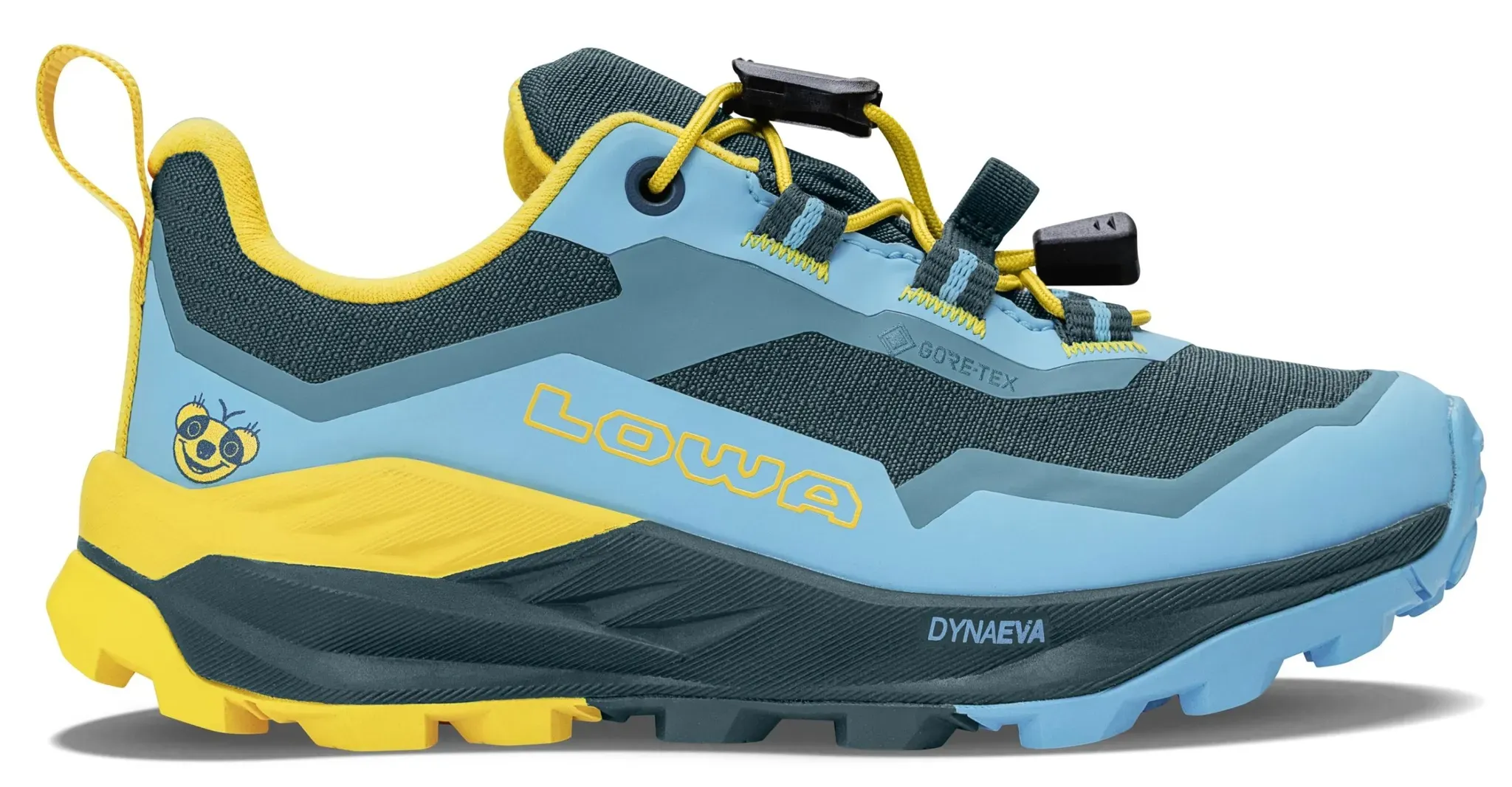 Lowa Kinder Fauli GTX Lo Halbschuh - 30 - petrol/gelb