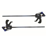 Vago-Tools 2x Schnellspannzwinge 600 mm Einhandzwinge Klemmzwinge Schraubzwinge