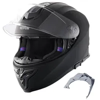 Vevor Motorradhelm Motocross-Helme Integralhelm Größe M, Helme aus ABS