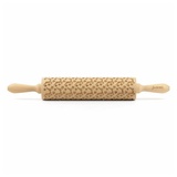 Folkroll Teigroller Rentier Sterne, groß, 43 cm
