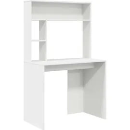 vidaXL Schreibtisch mit Regal Weiß 91 x 50 x 149 cm Holzwerkstoff