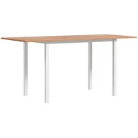 Homcom Esstisch, ausziehbar, LxBxH: 160 x 70 x 76