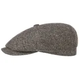 Stetson Flat Cap (1-St) Flatcap mit Schirm braun 54 cm