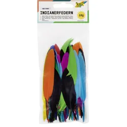 folia Federn mehrfarbig