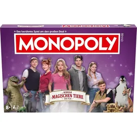 Winning Moves Monopoly Schule der magischen Tiere Brettspiel Deutsch 8+ Gesellschaftsspiel