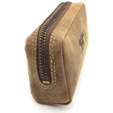 lemasi XL echt Leder Schlüsseletui Schlüsselgarage Schlüsseltasche mit Doppelnaht, Kofferform - M