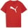 Puma teamRISE Logo Baumwolltrikot Jungen 01 red/white 128