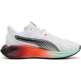 Puma PWR Hybrid Herren White/Glowing Red/Ruby Shimmer/Mint Melt 43
