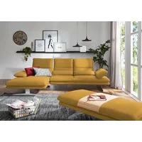 W.Schillig Ecksofa »broadway, Designsofa mit tollem Sitzkomfort, L-Form« Sitztiefenverstellung,