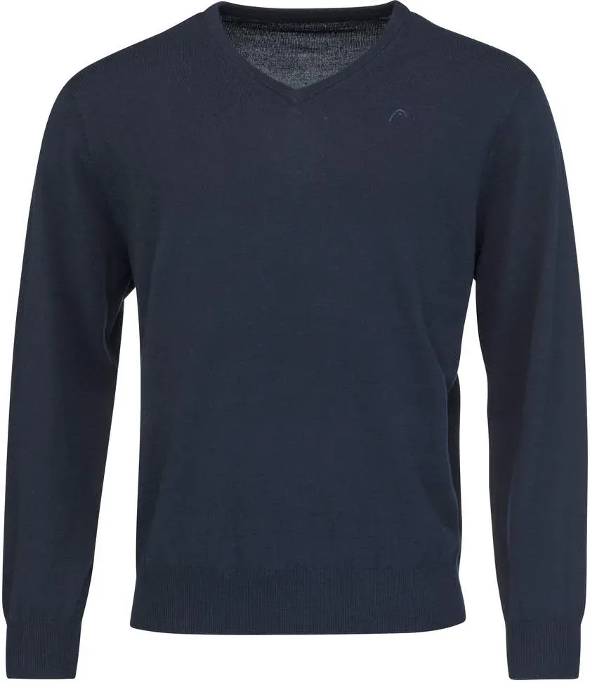 Head Pullover V-Neck (Merinowolle) navyblau Herren