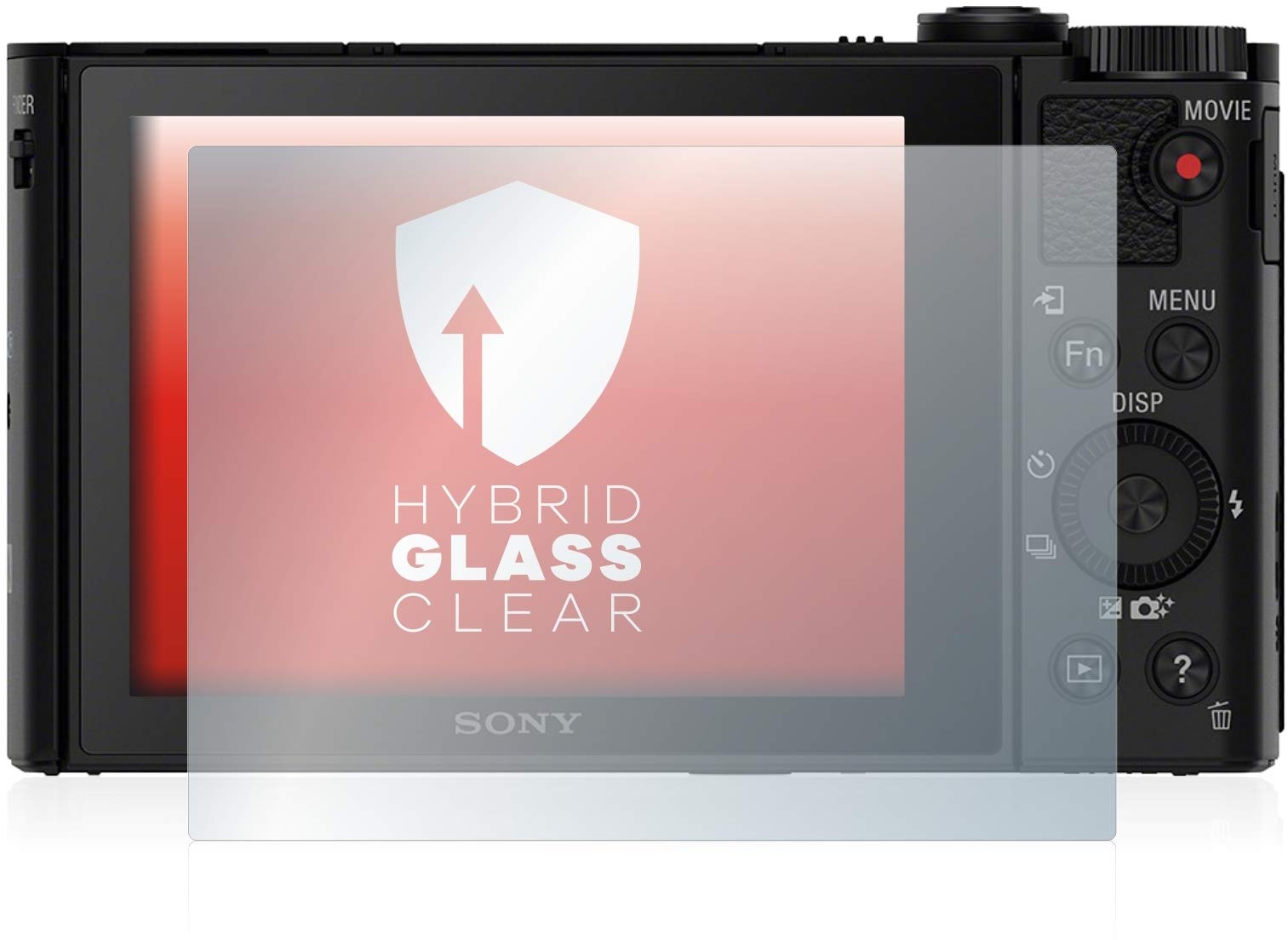 upscreen Panzerfolie Schutzfolie für Sony Cyber-Shot DSC-HX90V - Schutz-Glas [Klar, 9H Kratzfest, Anti-Fingerprint]