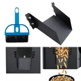 Pellethelfer Schütte für Traeger Pellets Grill, Magnetischer Pellethelferschacht für Pelletsmoker, Zubehör für Traeger Smoker Grill Ironwood 885, Pro Series 34, Series 22, D2 575, 780
