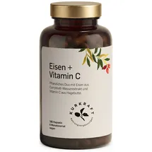 Kurkraft Natürliches Eisen + Vitamin C Kapseln 180 St.